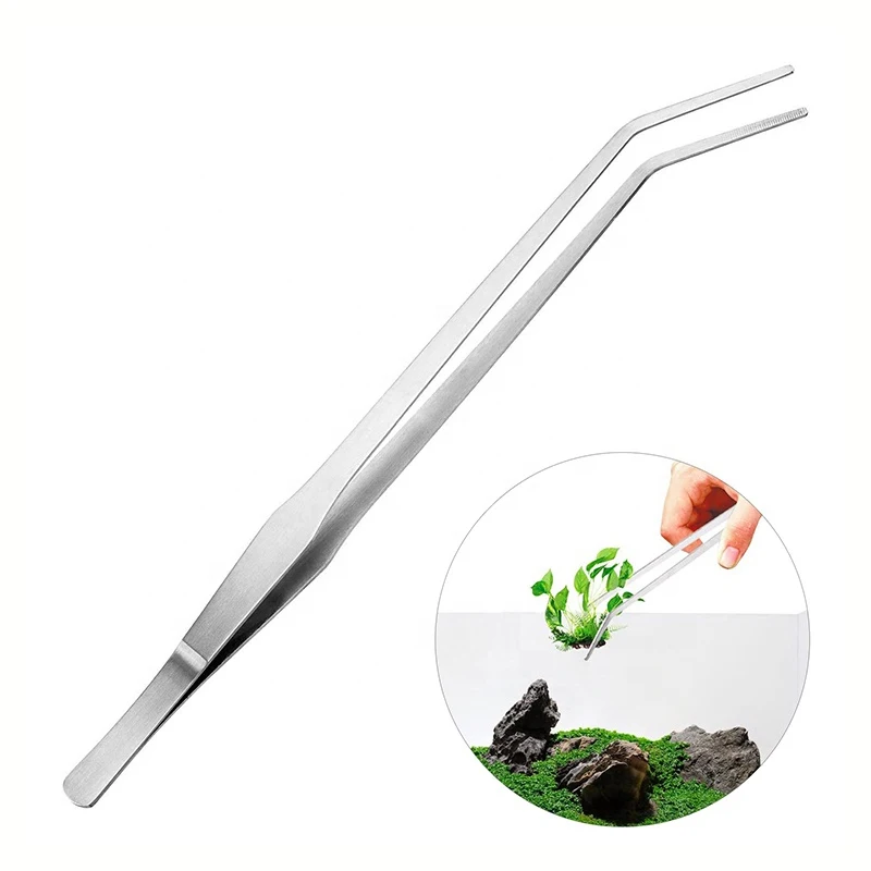 Aquatic Plant Cleaning Tools In Fish Tanks colorful Wavy Scissors Trending Aquarium Tool Kit