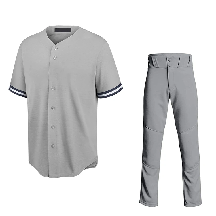 Wholesale Men Customized Sublimation Baseball Uniform comfortable easy wear High Quality sports Wear Baseball Uniform For Men