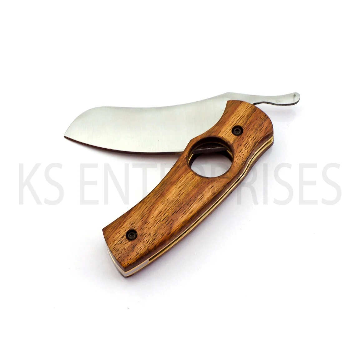 High Quality Manufacturer Cigar Custom Cigar Cutter Stainless Steel Rose Wood Handle Cigar Cutters