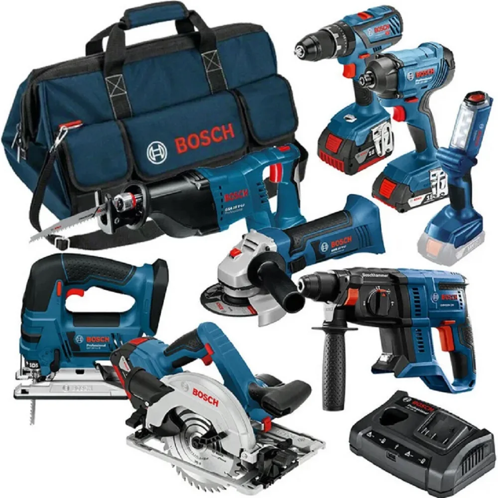 Best  BosChs_20V 6.0-Ah Li ion Cordless 15-Pieces Combo Kit Power Tools