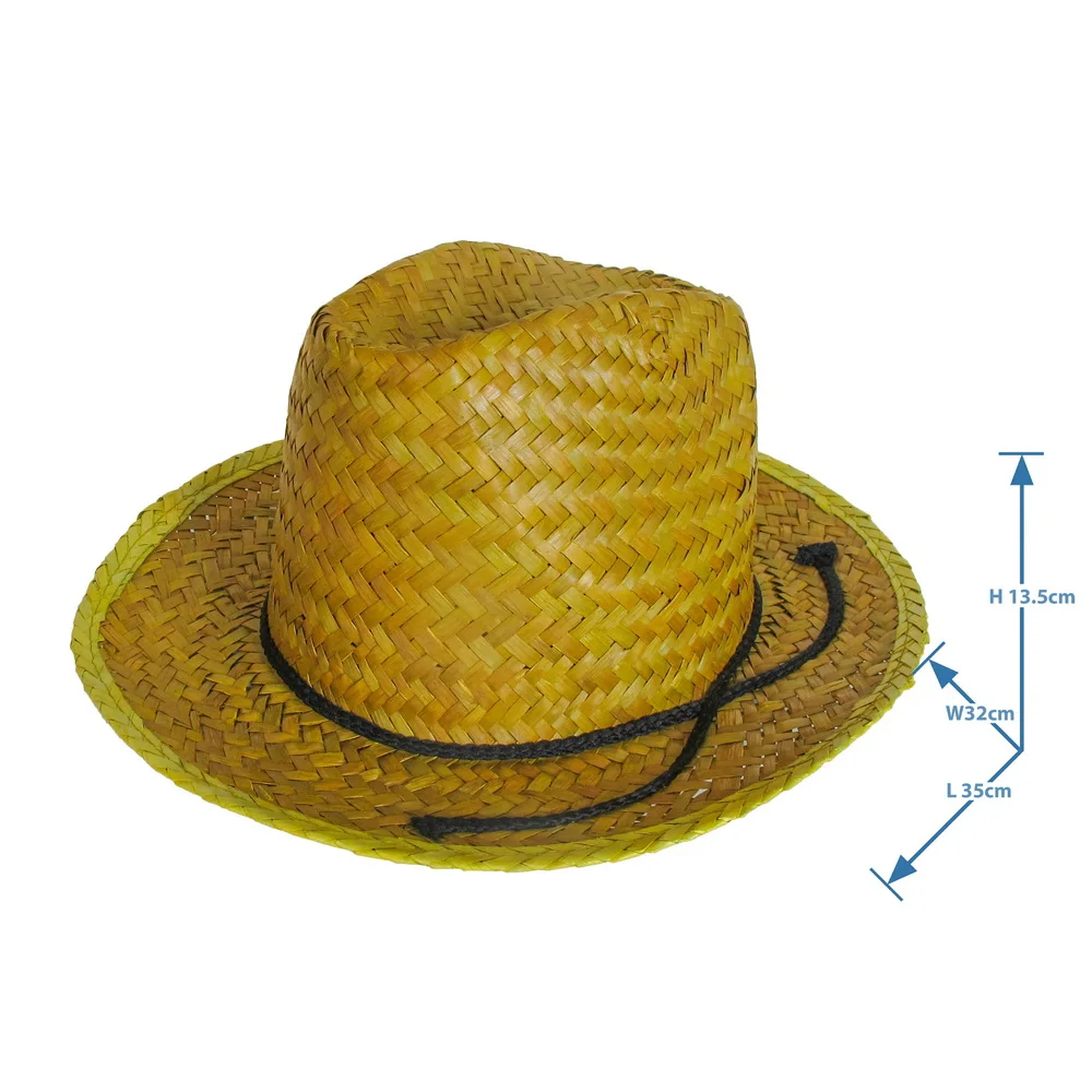 2024 hot summer straw hat colorful eco friendly factory price Spring Autumn Events wide Brim Hats Wholesale Unisex Hats