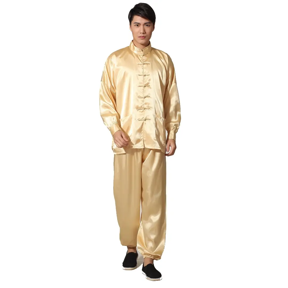 Factory Direct Cotton Kung Fu Uniform Long Sleeve Workwear Work Clothes Work Kung Fu Uniform
