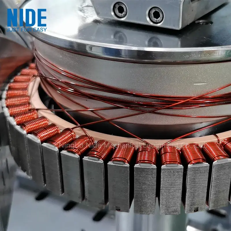 Automatic BLDC Motor Wheel Hub Motor Winding Machine For Electric Motorcycle
