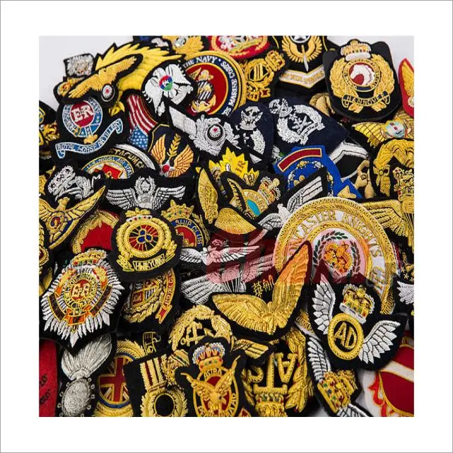 High Quality Customized Embroidered Epaulettes OEM Demand for Uniform Shoulder Board/Pad Accessory for Uniforms