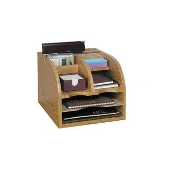 Acacia Mango Wood Stationary Organizer Wholesale New Design Handmade Table Top Wooden Stationary Organizer Box