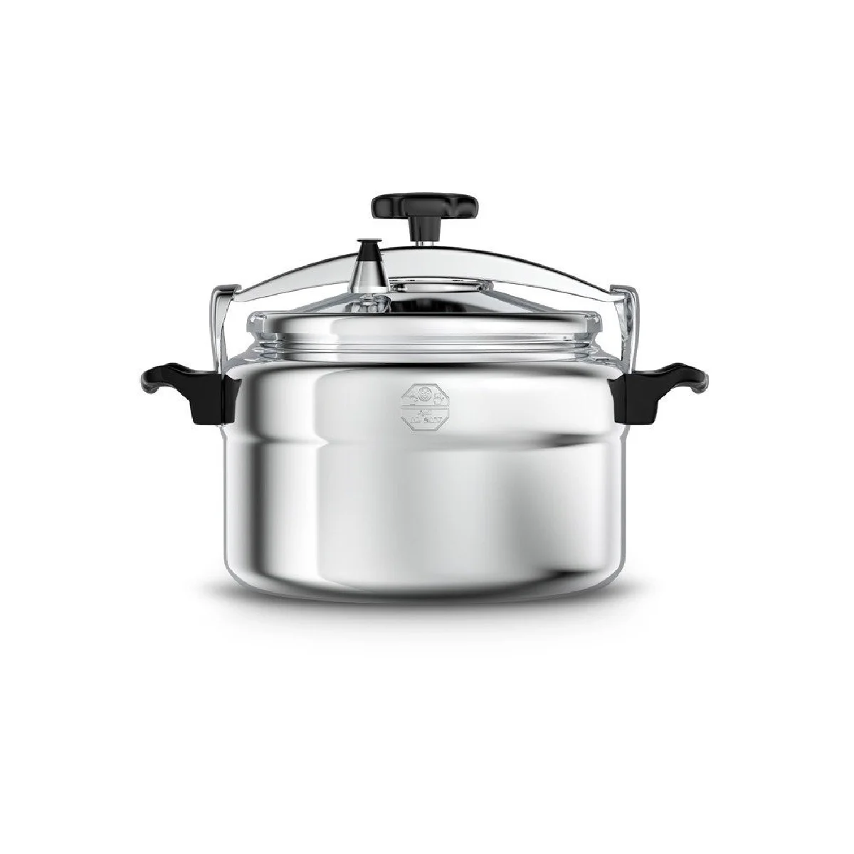 Aluminum Pressure Cooker with Non Stick Coating  Aluminum Pressure Cooker available in Induction And Gas Stove Compatible