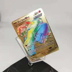 Rare Charizard,Pikachu Gold Black Metal Carte Poke mon Card Original 1st First Edition Ex Gx Tcg Vmax Trading Playing Game Cards