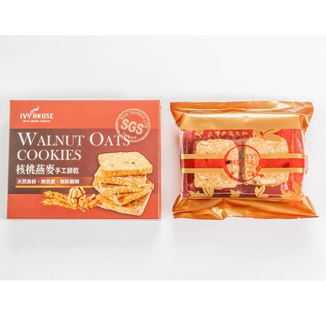 Walnut Oat Flavour Crispy Manufacturer Semi-Hard Wholesale Ivy House Cookie