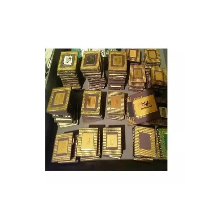 Pentium Pro Ceramic/CPU Processor Scrap with Gold Pins for sale In Low Price