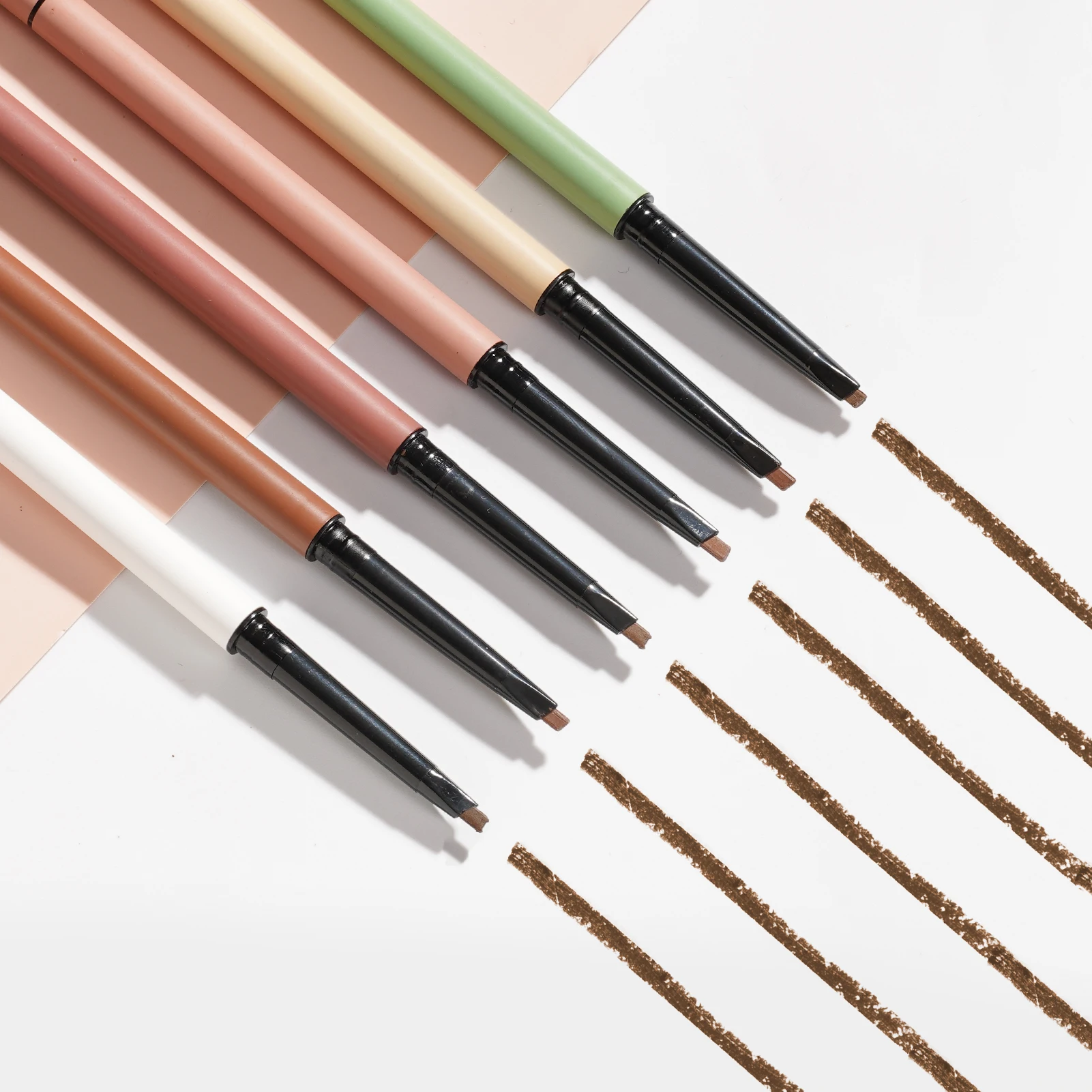 eye brow pencil private label logo brow glue micro ultra thin precise custom logo sculpting gel dip brow