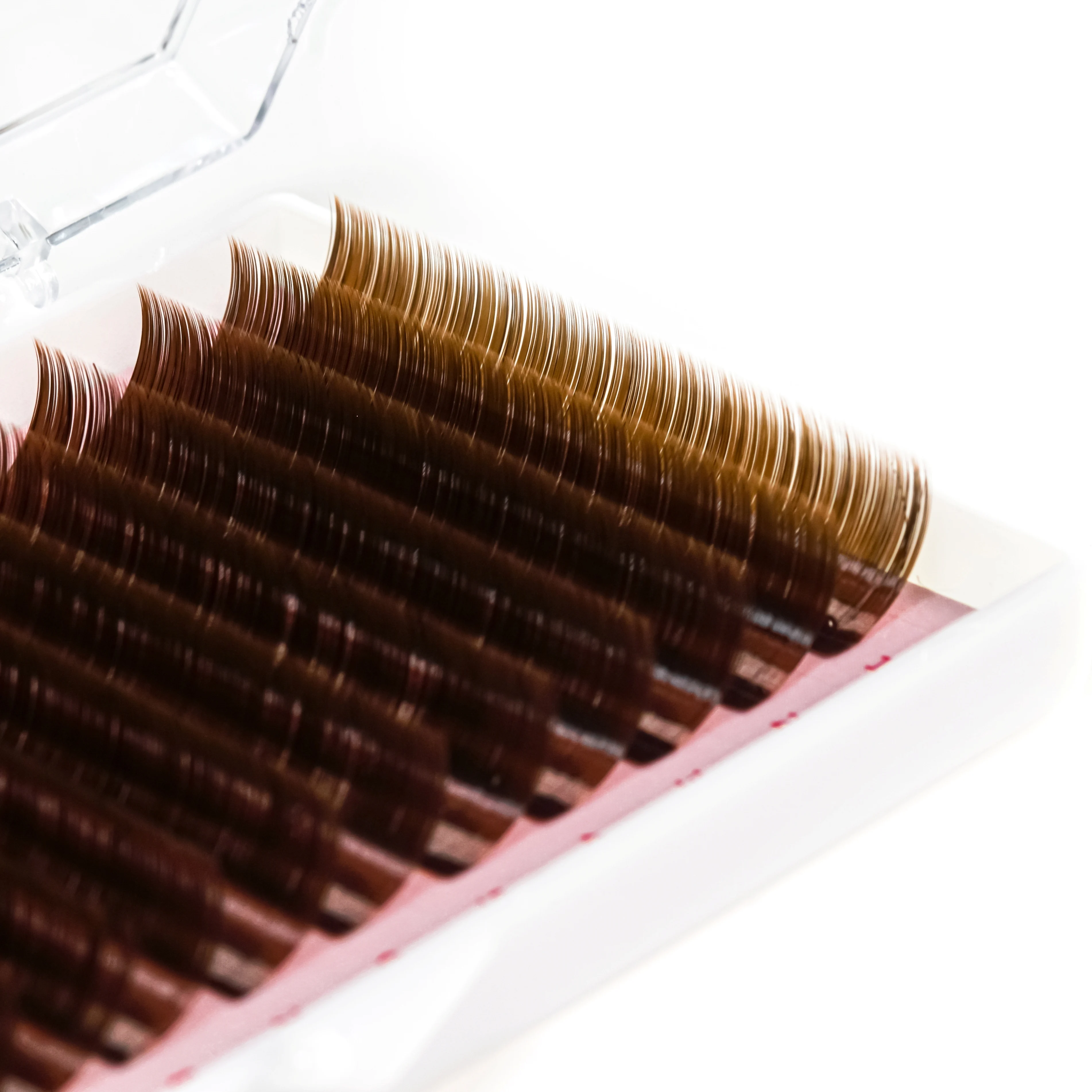 Premium Mink Volume Tray for Dark Brown 16 Rows Individual Eyelash Extensions Wholesale Price OEM from Vietnam Lash Supplier