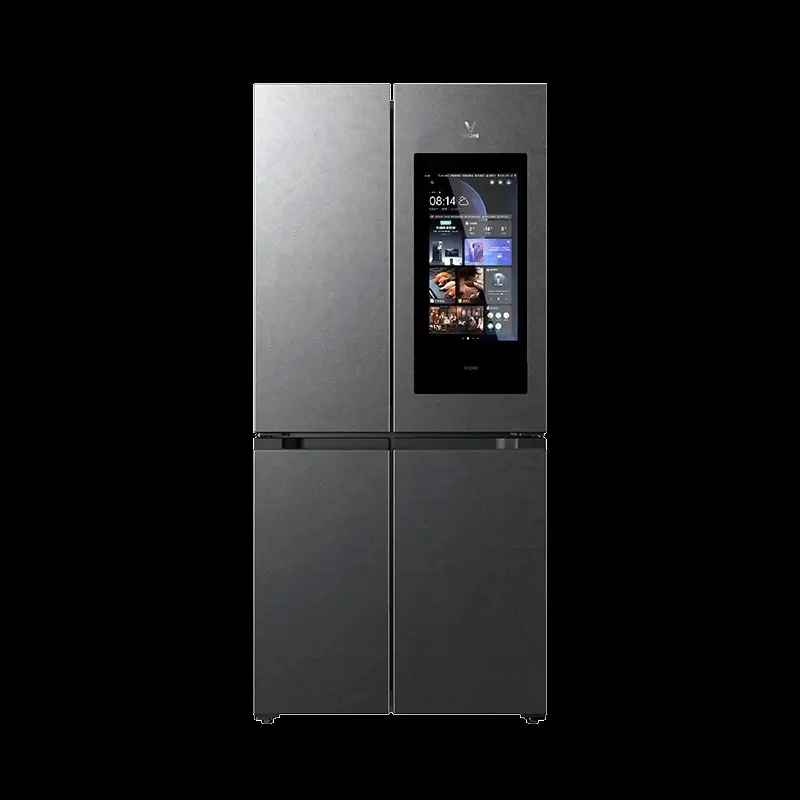 Ready to Ship Xiaomis Viomi 502L Smart Interactive Large Screen Smart Cross Refrigerator Four Door Refrigerator