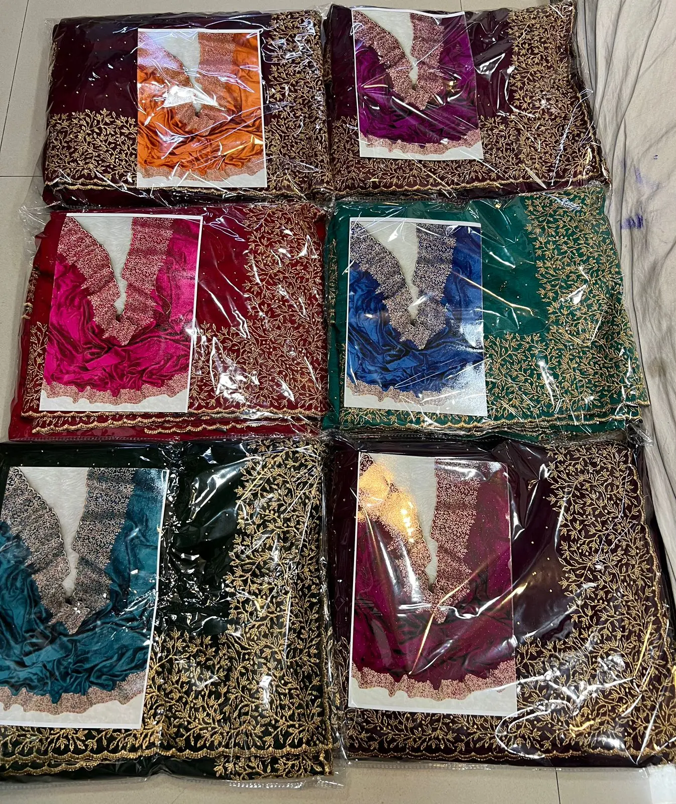 New 2024 Pattern Pure Georgette Sarees with Heavy Thread Work & broader Borders for Party Wear