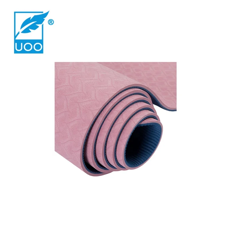UOO заводская цена коврик для пилатеса размер на заказ противоскользящий экологически чистый йоги