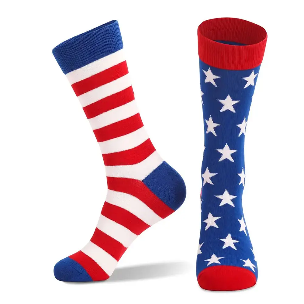 2024 New Style High Quality Soft Men Socks Customized Sublimation Custom Printed Men Socks For Online Sale