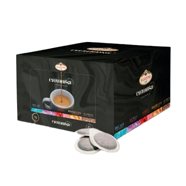 High quality 150 units box 7g medium roasted 50% arabica 50% robusta decaffeinated coffee pods for domestic use
