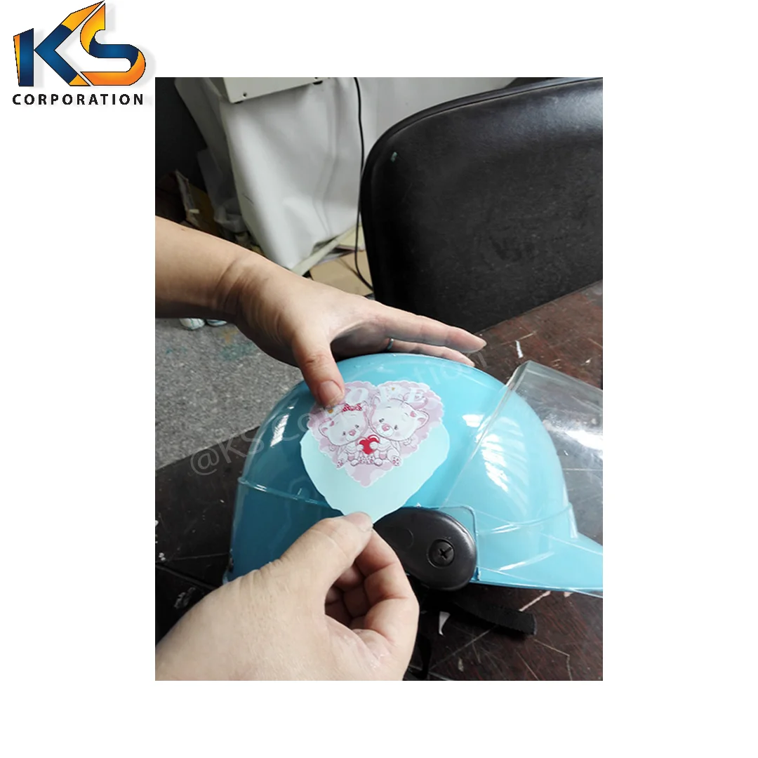 Custom High quality water slide decal transfer paper for helmet products Decoration customized Design Printing