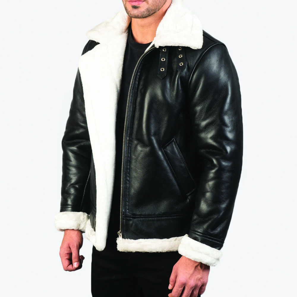 New Fashion Men Leather Jacket Zipper Style Real Leather Jacket For Men Best Quality Leather Jacket quality