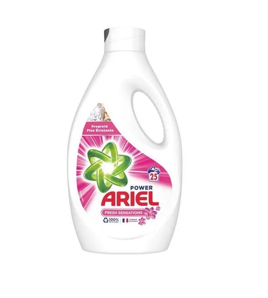 ARIEL LIQ POWER 25D PINK 1375M Ariel All In1 Pods/Ariel Power Gel Clean & Fresh 2 x 1.8Litre top value
