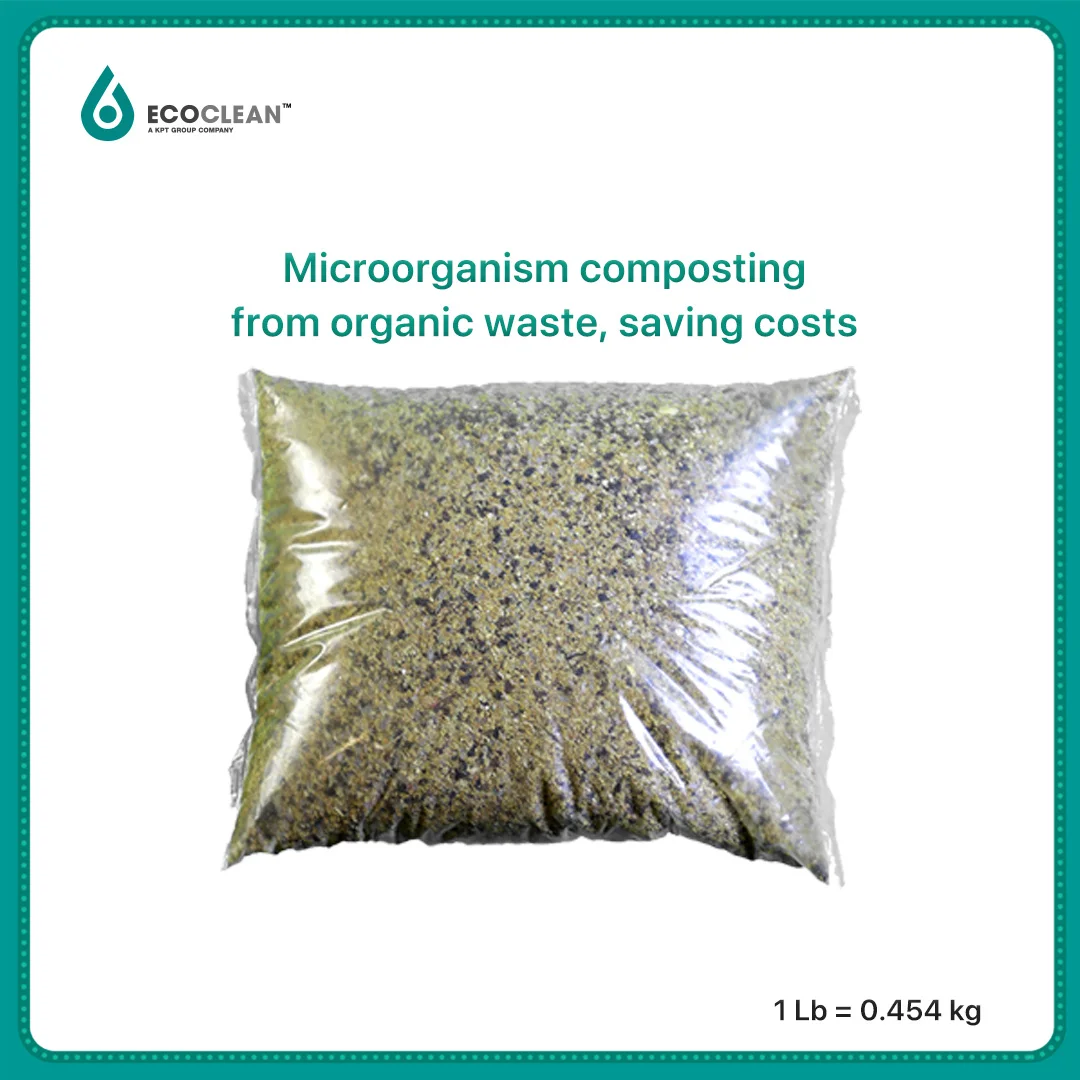 Микробиология очистки сточных вод в промышленных зонах Ecoclean 501 для компостирования по оптовой цене