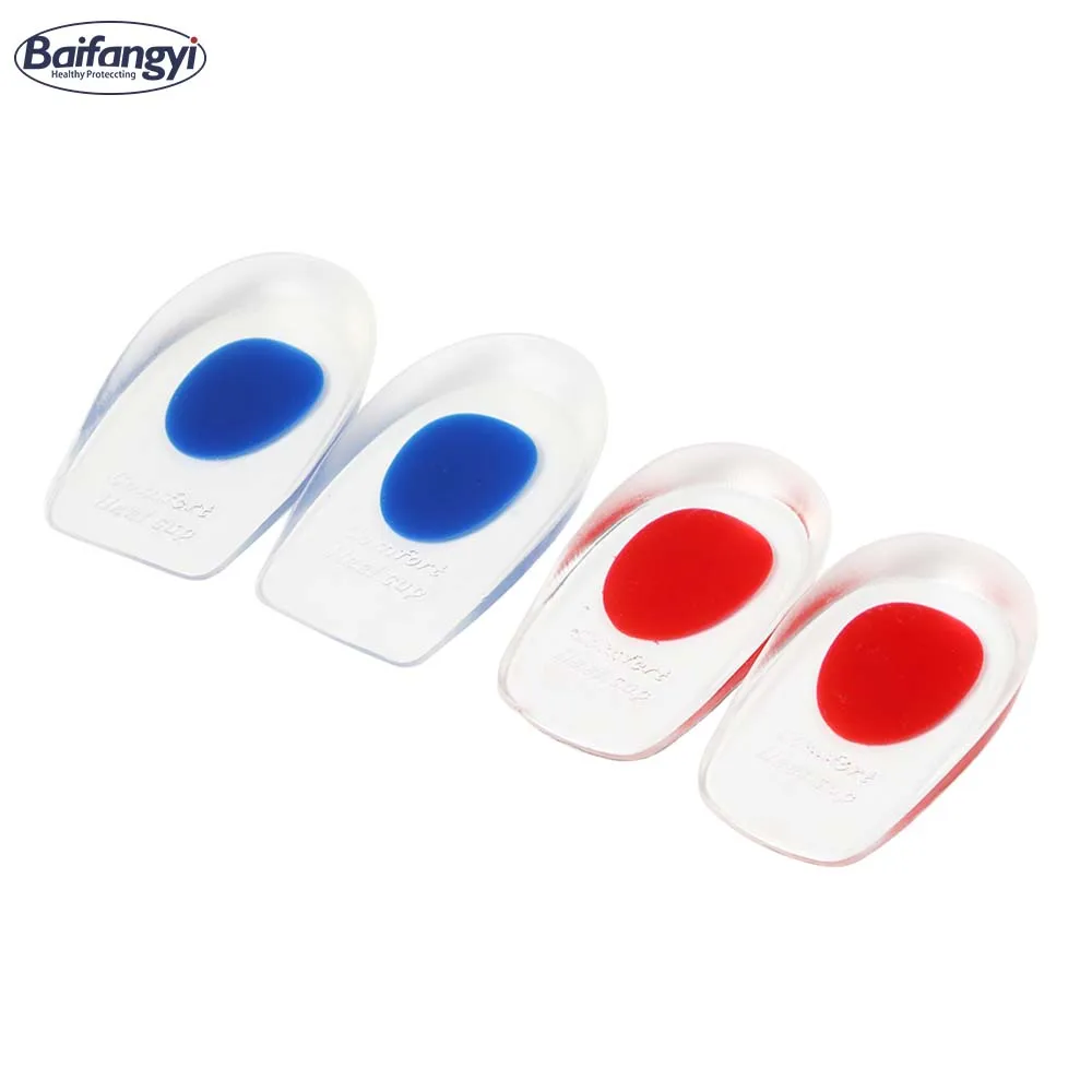 Silicon cushion Talonera heel Cup Adjustable Shoe Insoles For Plantar Fasciitis Soles Inserts Heel Pad High Heel Pads