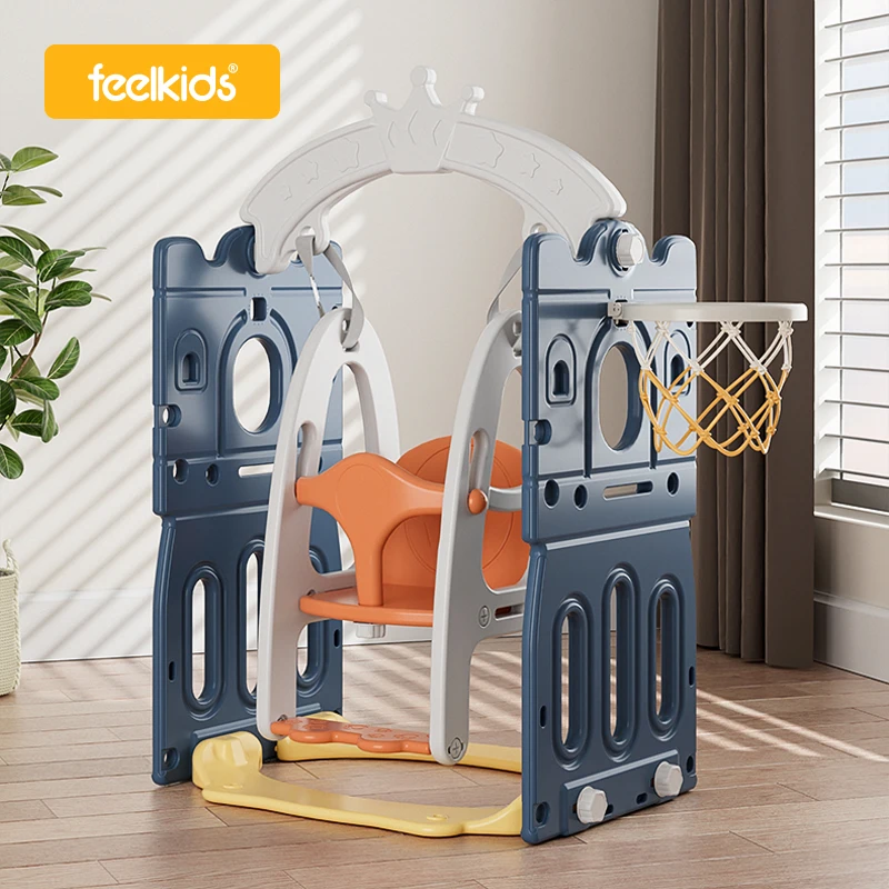 Toddler Home Plastic Infant Large Indoor Children Playground Kids Outdoor Garden Bouncer Baby Toy Slide And Swing Seat Chair Set