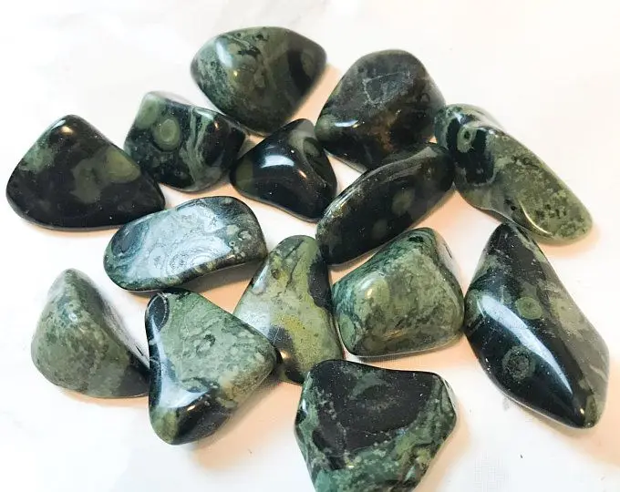 WHOLESALE  NATURAL KAMBABA JASPER TUMBLE STONE FOR REIKI HEALING AND MEDITATION GEMSTONE CRYSTAL TUMBLED STONE BUY FROM KINGGEMS