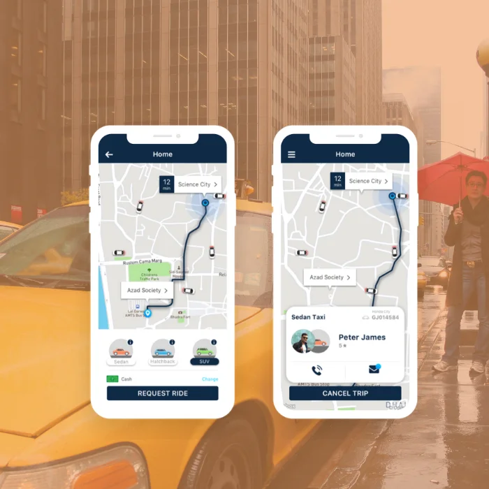 Custom Taxi Booking App Solution providers by Protolabz eServices