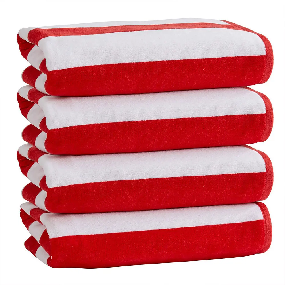 Wholesale Cotton Kitchen Towel Restaurant Stripe Dish Cleaning Kitchen Tea Towel