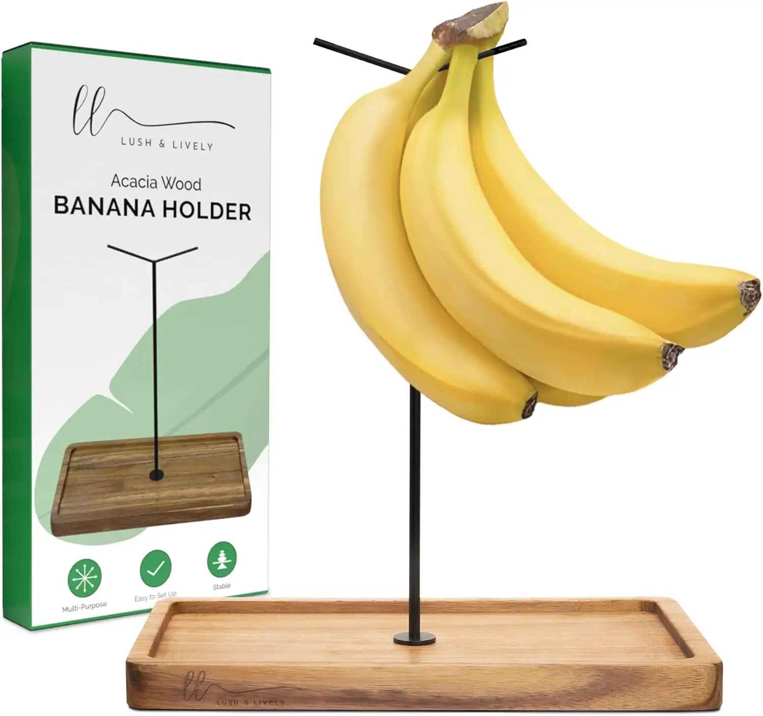 Банановый держатель современный банан Вешалка дерево стенд крюк для кухни столешницы