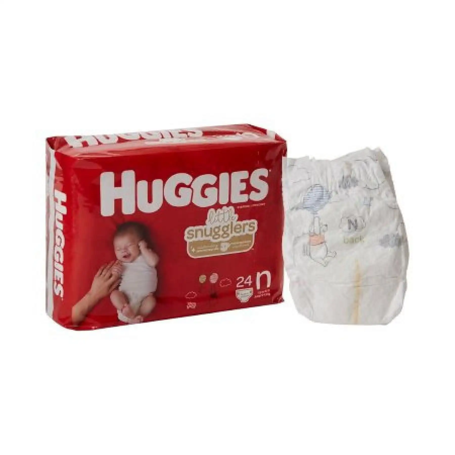 Hu ggies Little Snugglers Baby Diapers, Size 3, 76 Ct, Giga Jr Pack