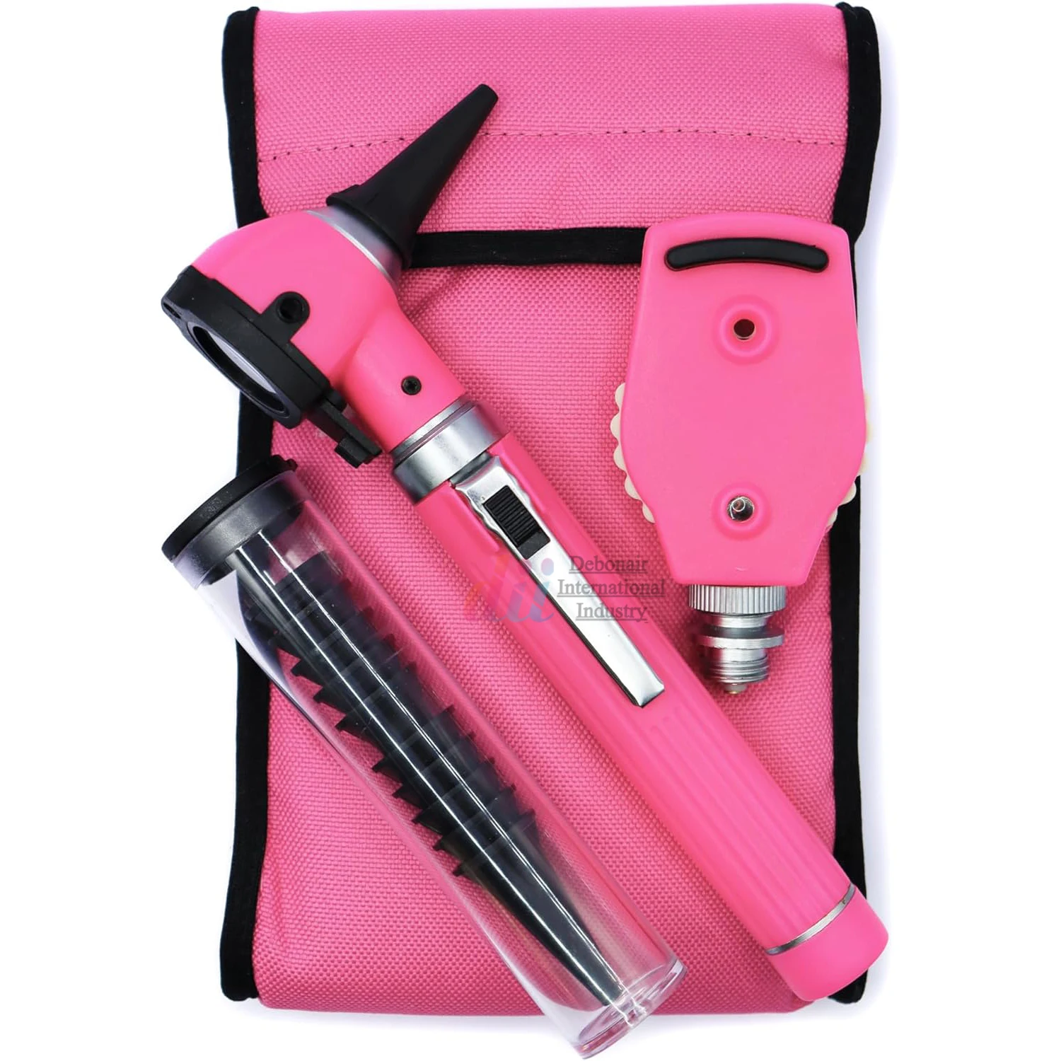 Professional Mini Pocket Size Fiber Optic Otoscope Ophthalmoscope Sets High Quality Medical Diagnostic Gear Plastic Metal