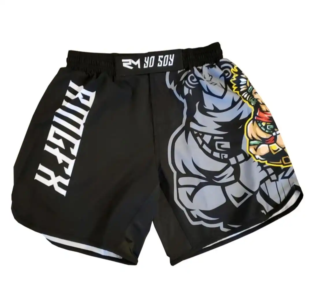 Martial Arts Wear Custom Quick Drying Men Bjj Rash Guard Grappling/Good Quality Custom Design Moya Brand Fight Shorts