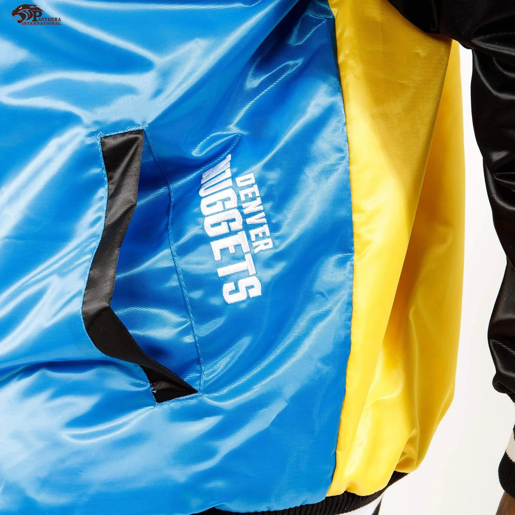 Custom Baseball Satin Jacket With Custom Embroidery And Chenille Logos Hot Sale Jackets