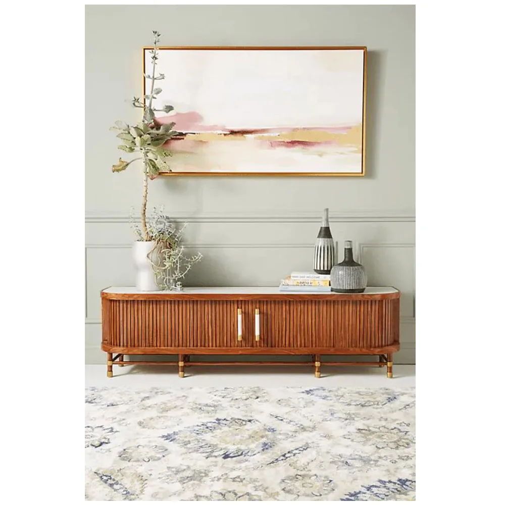 Best Quality Hot Selling Industrial Design Deluxe Tamboured Media Unit Cabinet From Rajasthan, India