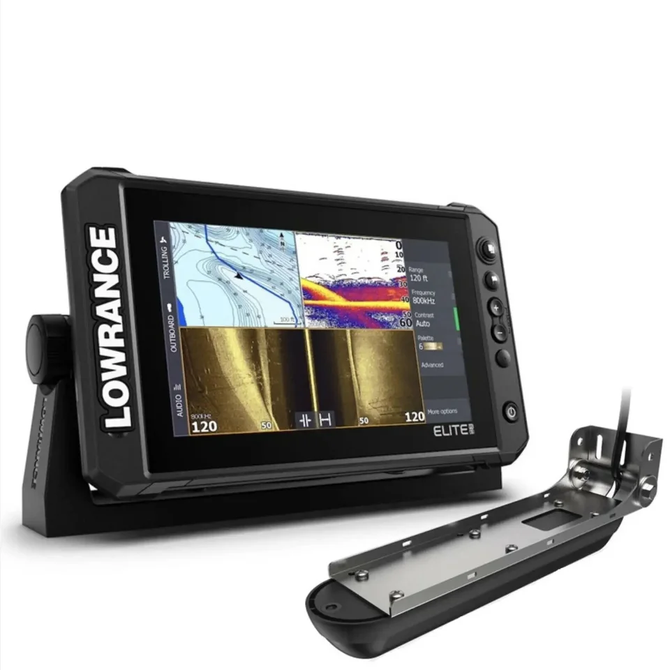 Новый HELIX G3N Портативный 12 CHIRP MEGA SI эхолот/GPS комбо с преобразователем Fishfinder/GPS Combo