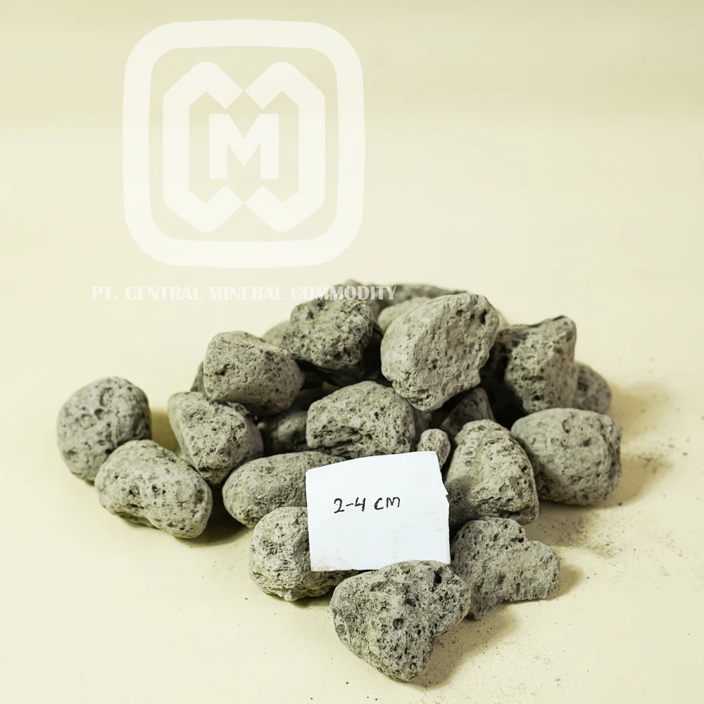 Натуральный пемза для стирки одежды, размер 2-4 см, индонезийский пористый светло-коричневый вулканический минерал