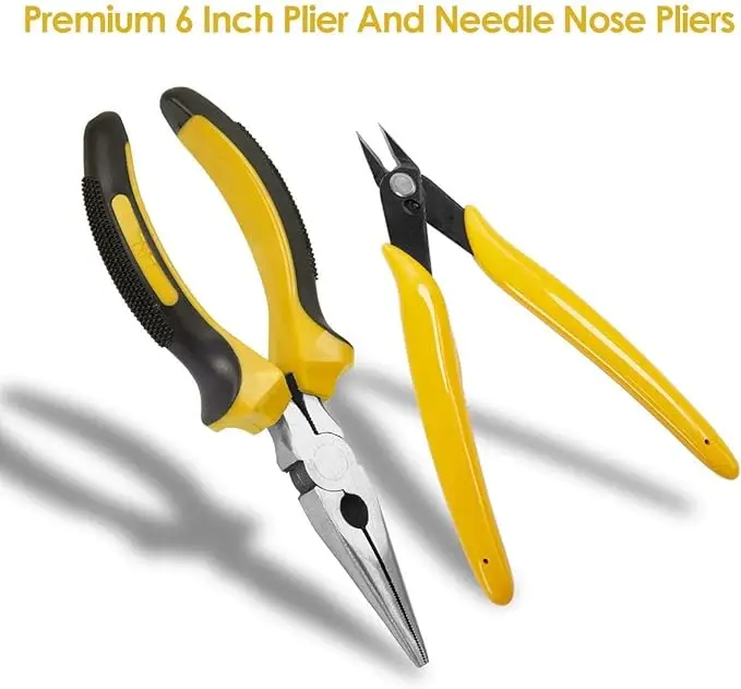 Car Repair Kit 74 Pcs Universal Tire Plug Kit Heavy Duty Repair Kit for Cars, Trucks, Motorcycles, ATV,RV,Jeep, Tractor, Trailer