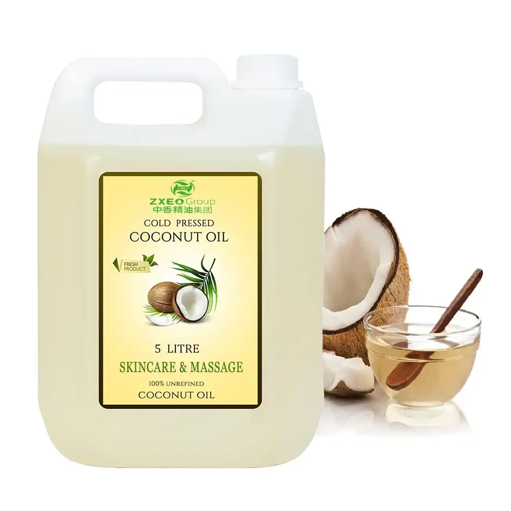 Factory Price Organic Coconut Oil For Aromatherapy Relaxing Massage Essential Oils Hair and Skin Care face Coconut Oil