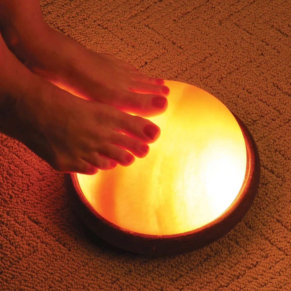 Foot Detox Himalayan Salt Lamp , Himalayan Salt Detox Lamp , Himalayan Crystal Natural Rock Salt Detoxer Lamp