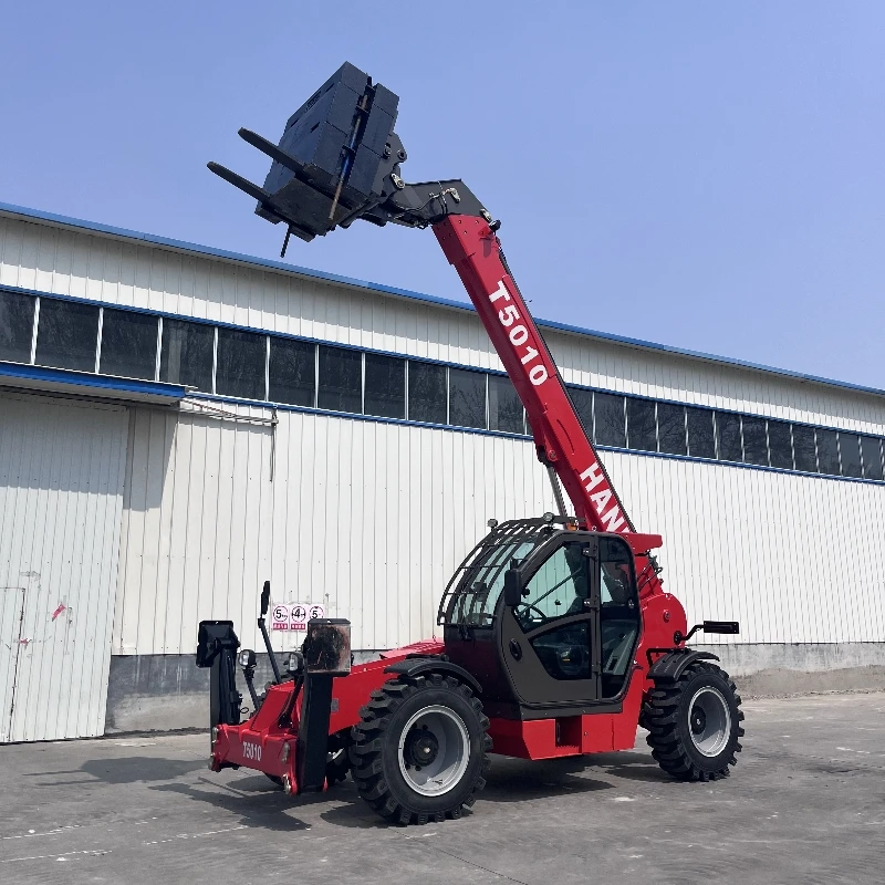 HANK 3ton 4ton 5ton 7m 10m 14m 18m Wheel Telescopic Loader small telehandler mini wheel loader with CE