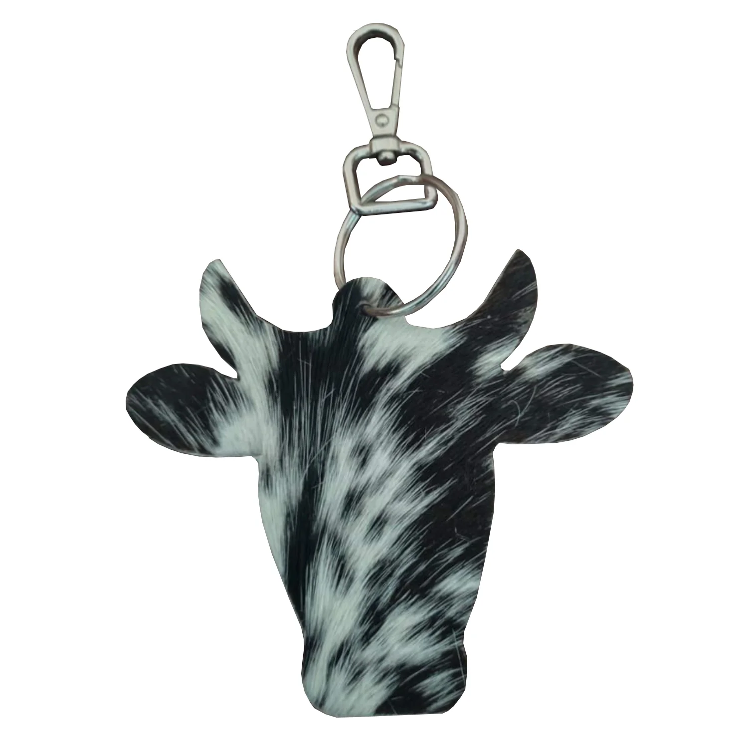 2023 New Design Hair On Leather Keychain Verified Manufacturer Wholesale Custom Design Keychain With Metallic Puller