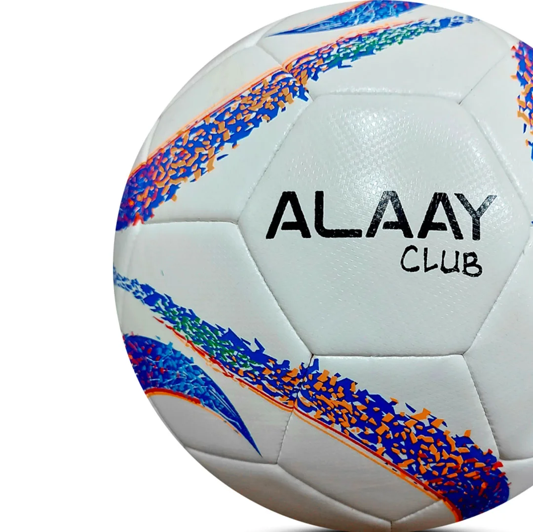 Alaay Club machine stitched Soccer Football with TPU High Quality machine stitched Soccer  Football