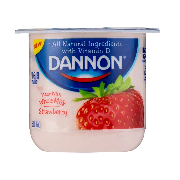 Wholesale Custom Dannon Yogurt With Lid for Sale