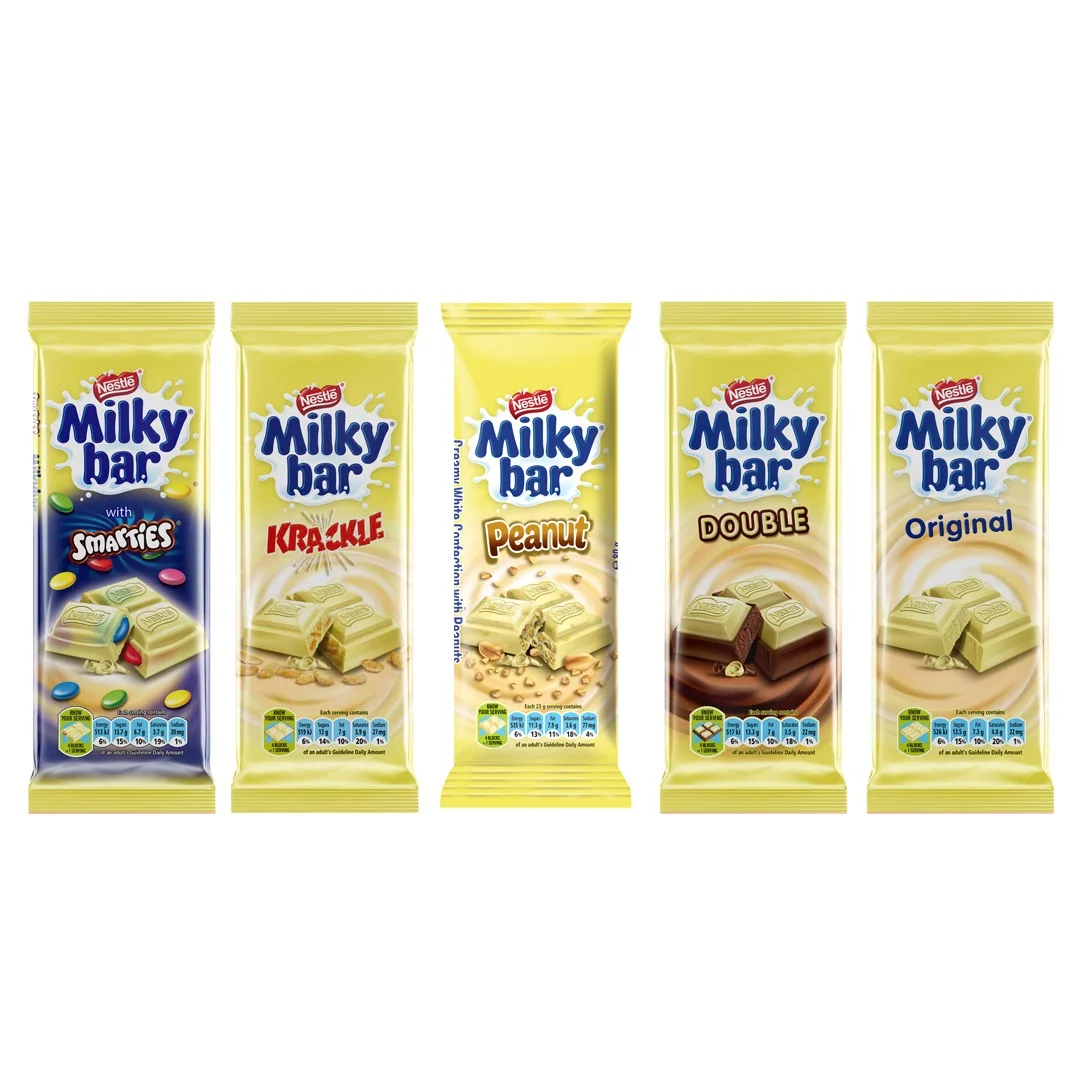 Заводская поставка оптовая цена высокое качество Milkybar восхитительно молочная вечеринка 6x60 г доступна для продажи