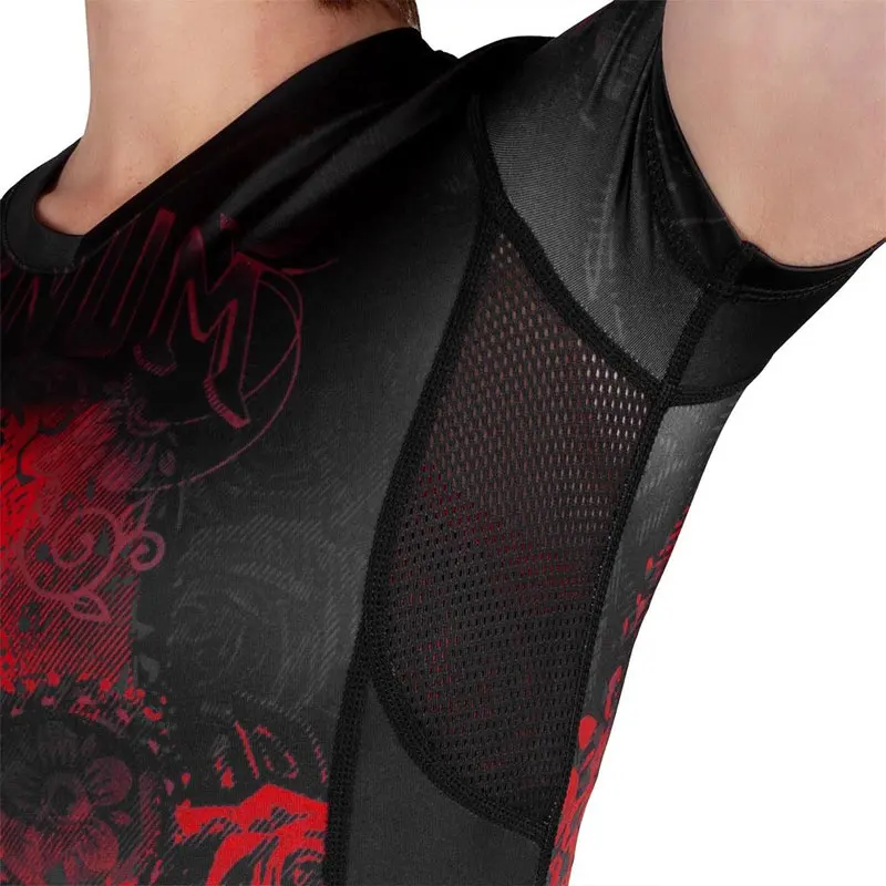 Custom Sublimated MMA Rashguard Compression Shirts for Men 100% Polyester and Spandex Long Sleeve