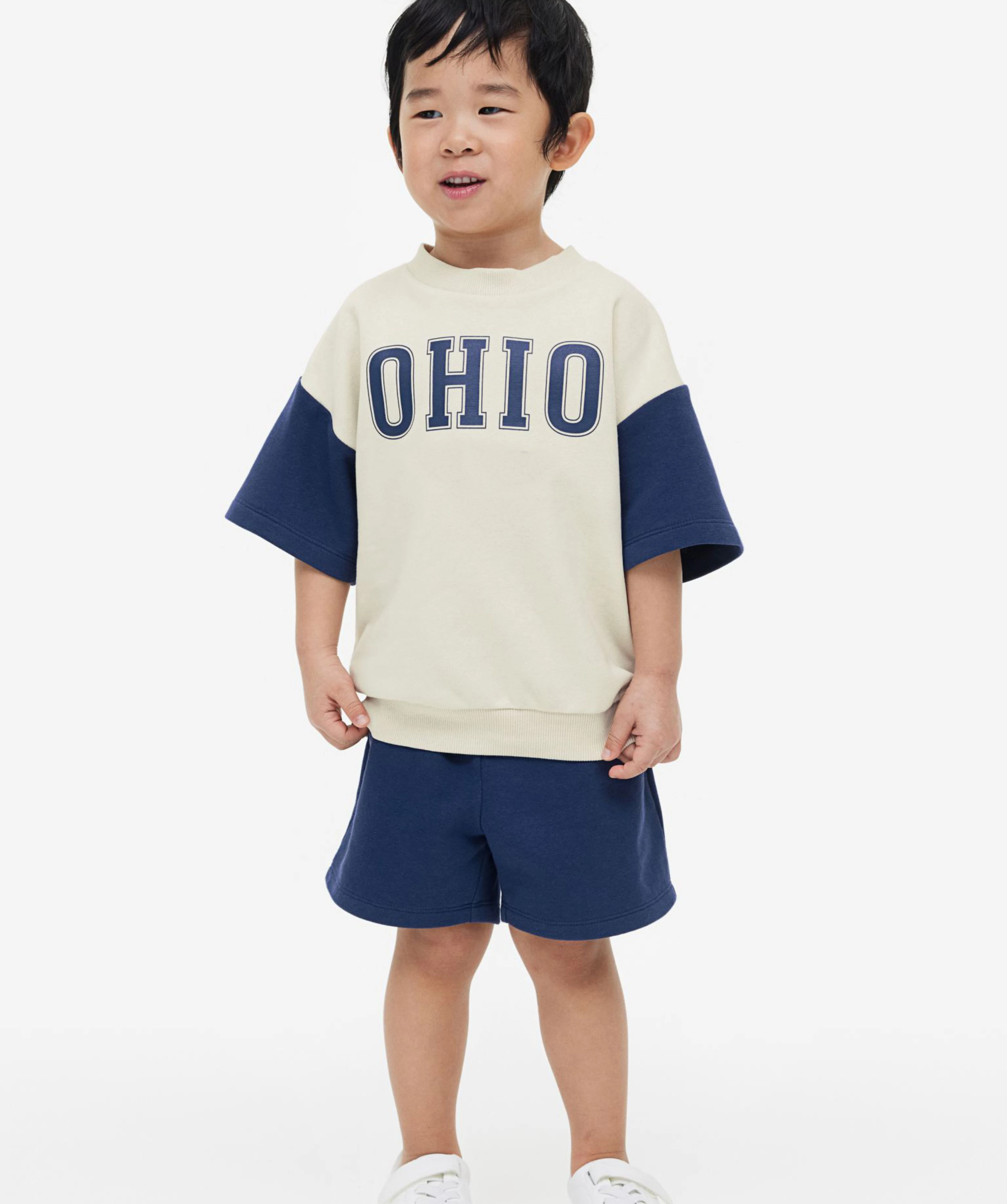 2023 Summer Plus Size Kids Clothing Shorts Set Oversized T-shirt & Shorts Sets Simply Fit Custom Tshirt With Matching Shorts