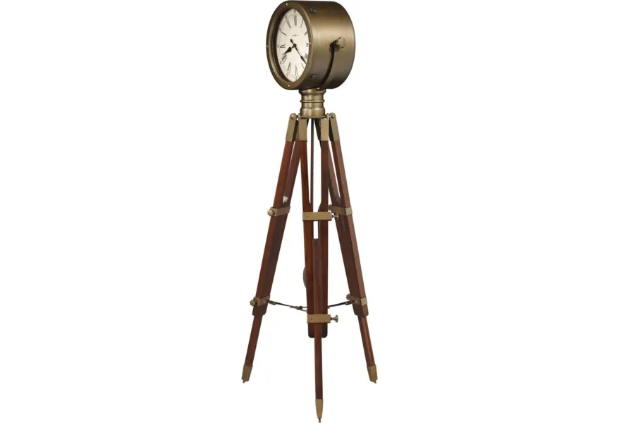 Handmade Silver Aluminum Nautical Backless Clock Wooden Tripod Exclusive Cast Metal Design Cheap Price on Sale