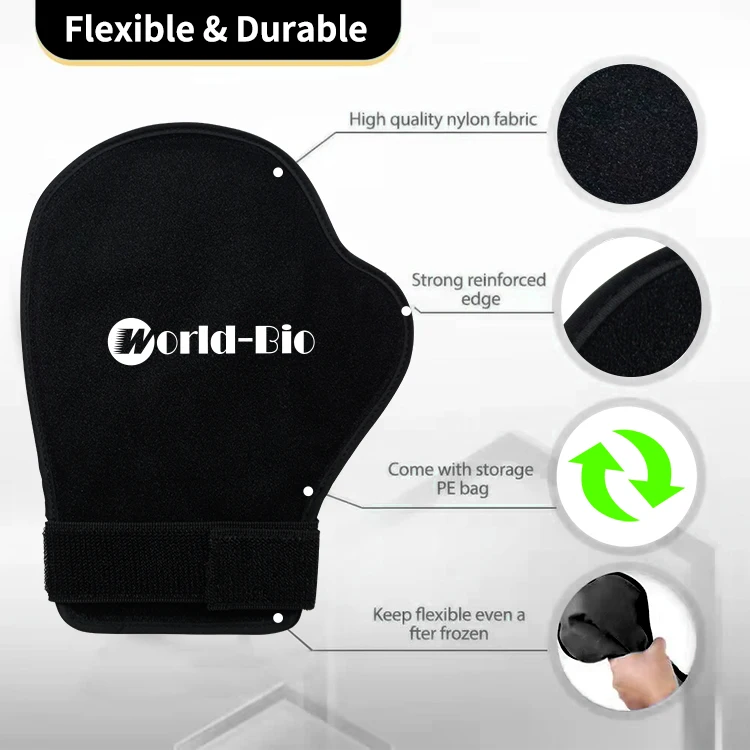 2023 Comfort Hot and Cold Ice Pack 2 Pack Gloves Ice Heat Therapy Hand Ice Packs for Full-Hand Injuries and Carpal Tunnel