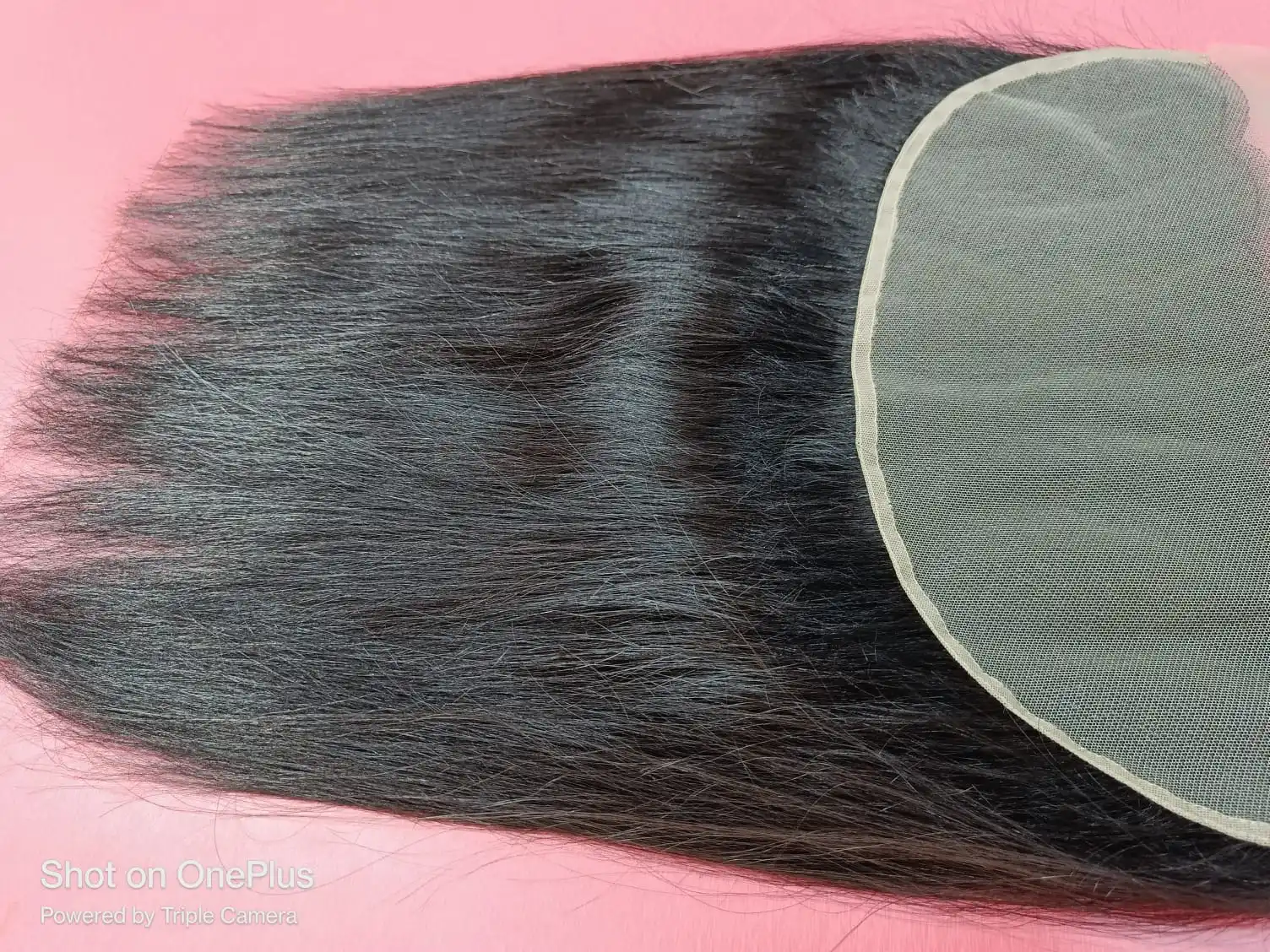 100% Natural Remy Virgin Brazilian Hair Short Straight Style Swiss Lace Frontal Unprocessed Kinky Directly Manufactured India